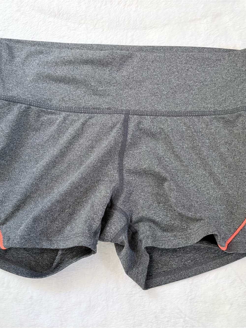 Gianni Bini Athletic Shorts Women’s Medium Gray Heather Workout Shorts Yoga Gym
